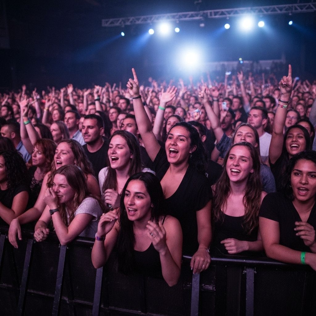 Live event with engaging audience